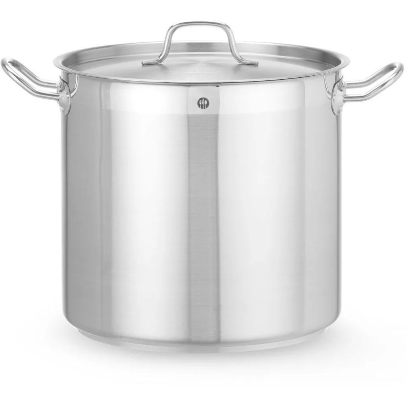 Stew pan high - with lid, HENDI, Profi Line, 16L, ø280x(H)260mm