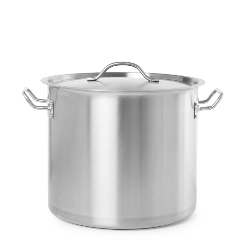 Stew pan with lid, HENDI, Budget Line, 98L, ø500x(H)500mm
