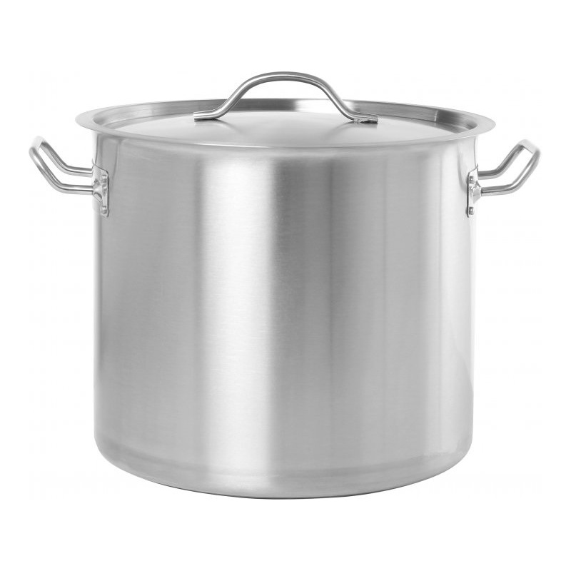 Stew pan with lid, HENDI, Budget Line, 50L, ø400x(H)400mm