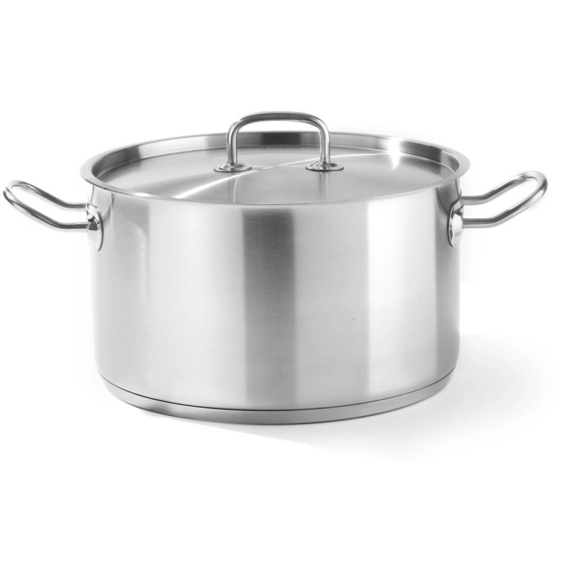 Stew pan (medium) – with lid, HENDI, Kitchen Line, 9,5L, ø280x(H)155mm