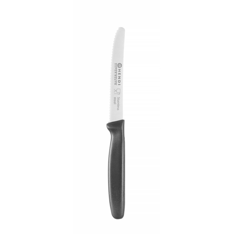 Universal knife, HENDI, serrated, Black, (L)220mm