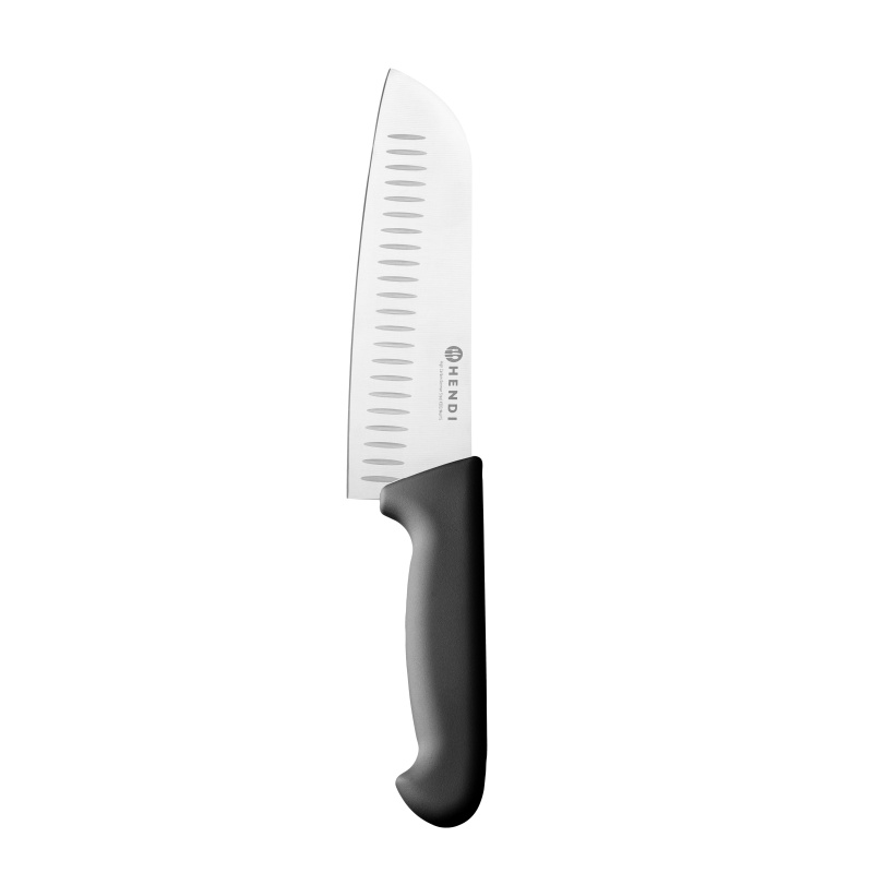Santoku nuga, 180 mm, universaalne, HENDI, Profi Line, Must, (L)295mm