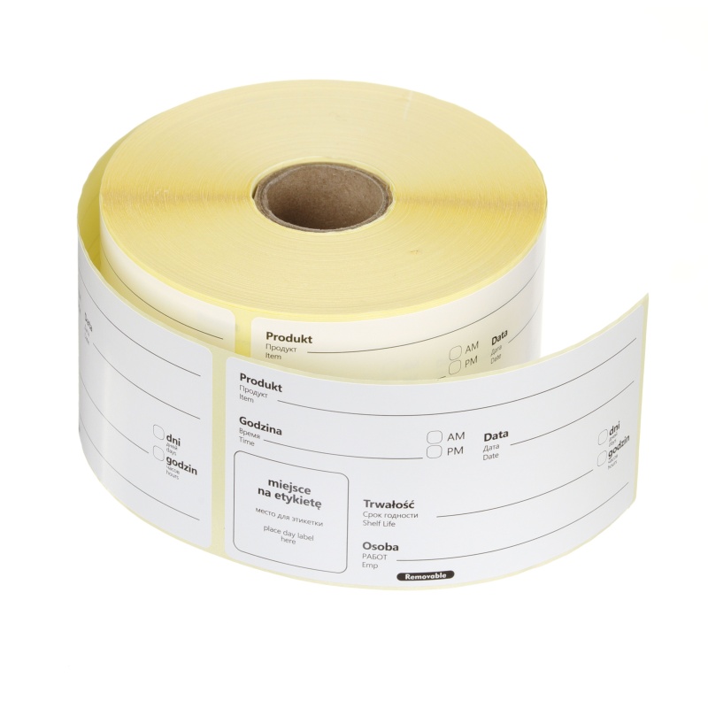 Toiduainete rotatsiooni sildid, mitmeotstarbelised, kergesti eemaldatavad , HENDI, 500 tk., 100x50mm