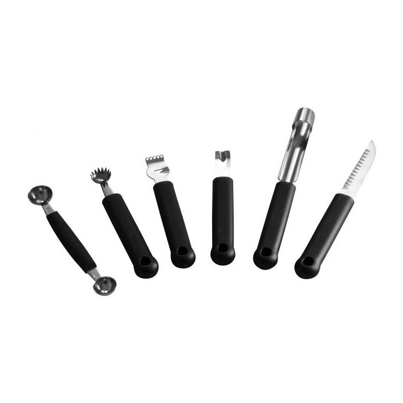 Decoration toolset - 6 pcs., HENDI, Black, 280x100x(H)50mm