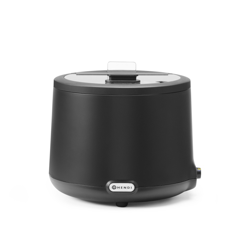 Soup kettle UNIQ, analogue control, HENDI, 8L, Black, 230V/500W, 367x385x(H)325mm