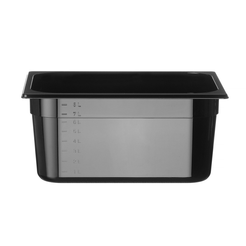 GN 1/2 konteiner COOL, HENDI, COOL, GN 1/2, 9L, Must, 325x265x(H)150mm