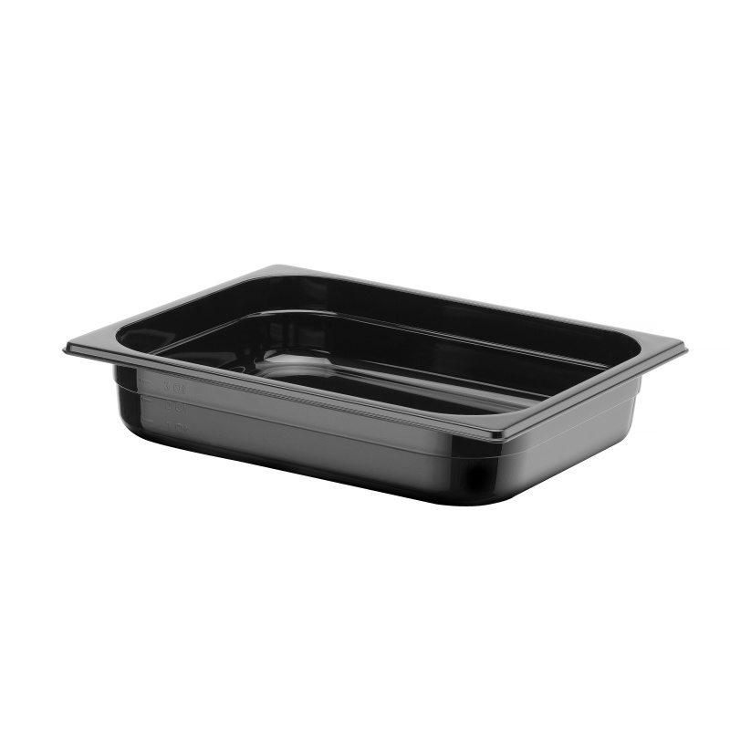 GN 1/2 konteiner COOL, HENDI, COOL, GN 1/2, 4L, Must, 325x265x(H)65mm