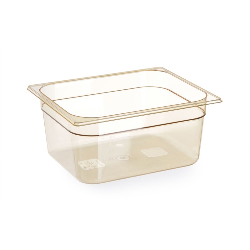 Grilamiidist toiduanum GN 1/2 kõrgete temperatuuride jaoks, HENDI, GN 1/2, 4L, 325x265x(H)65mm
