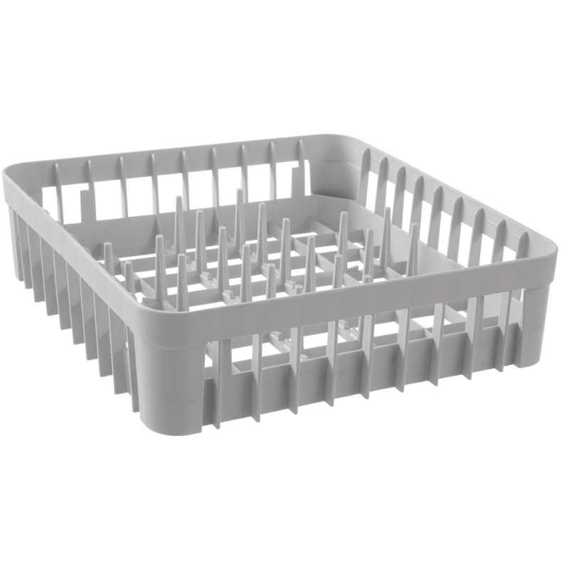 Dishwasher basket for glasses, HENDI, with 20 support pins, 400x400x(H)110mm