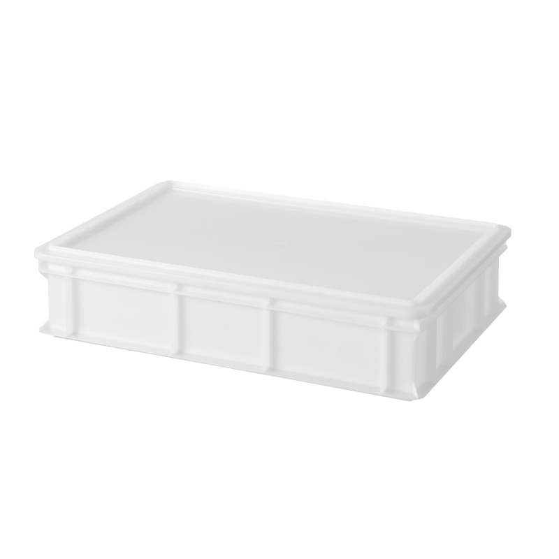 Pitsataigna säilituskast 600x400, AmerBox, Profi Line, Valge, 600x400x(H)130mm, Ristkülikukujuline