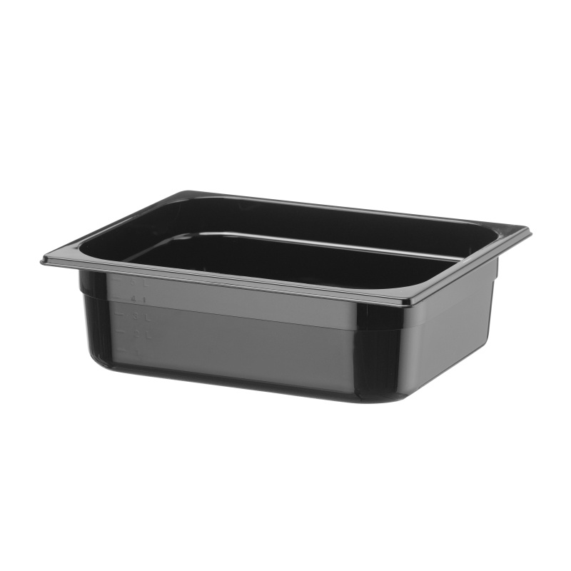 GN 1/2 konteiner COOL, HENDI, COOL, GN 1/2, 6,1L, Must, 325x265x(H)100mm