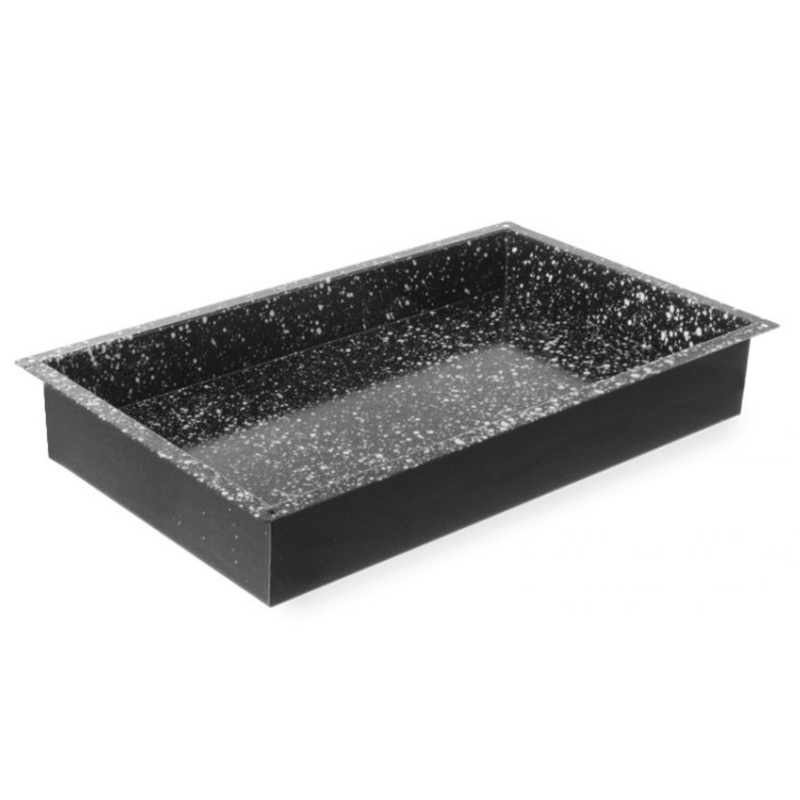 Küpsetusplaat CONVECTOMAT CLASSIC GN 1/1, HENDI, GN 1/1, Must, 530x325x(H)80mm, Ristkülikukujuline