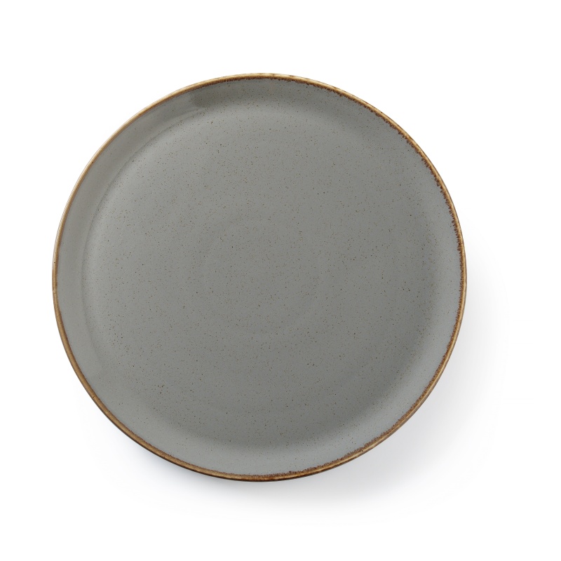 Flat plate, HENDI, A second-class product, Light grey, 6 pcs