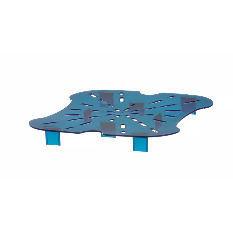 Tühjendusriiul mahutile CamSquares Fresh Pro, Cambro, 11,4 l, 17,2 l ja 20,8 l mahutite puhul, 232x222x(H)25mm