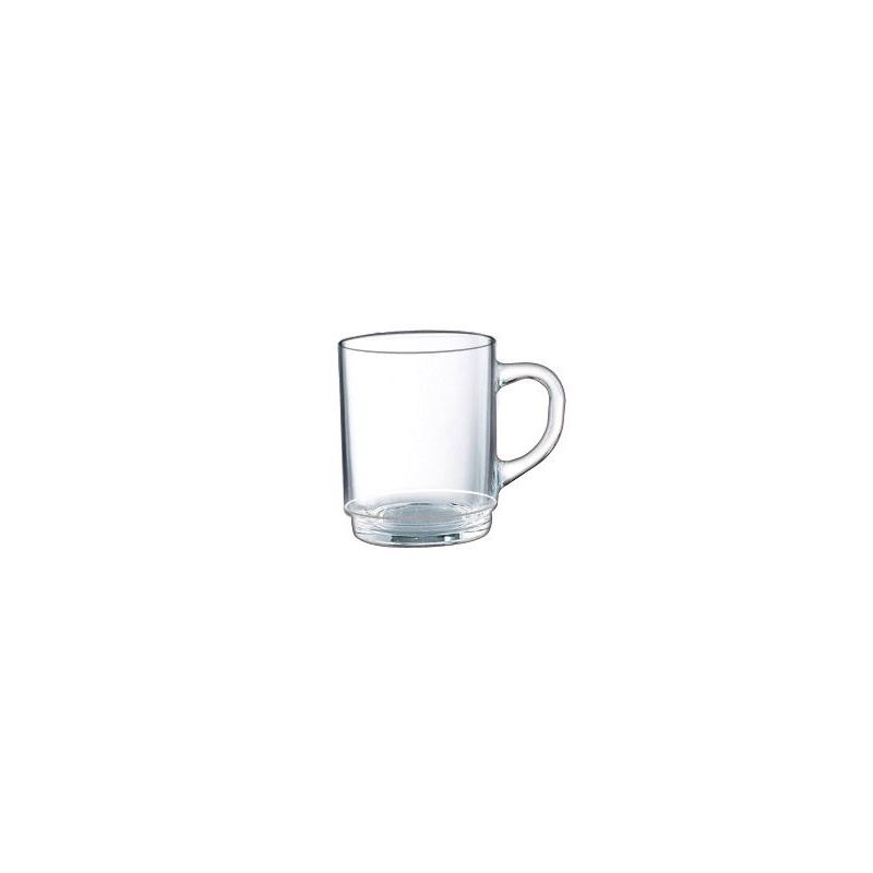 Bocki kruus, Arcoroc, 250 ml, 0,25L, Läbipaistev, 6 tk., ⌀68x(H)89mm