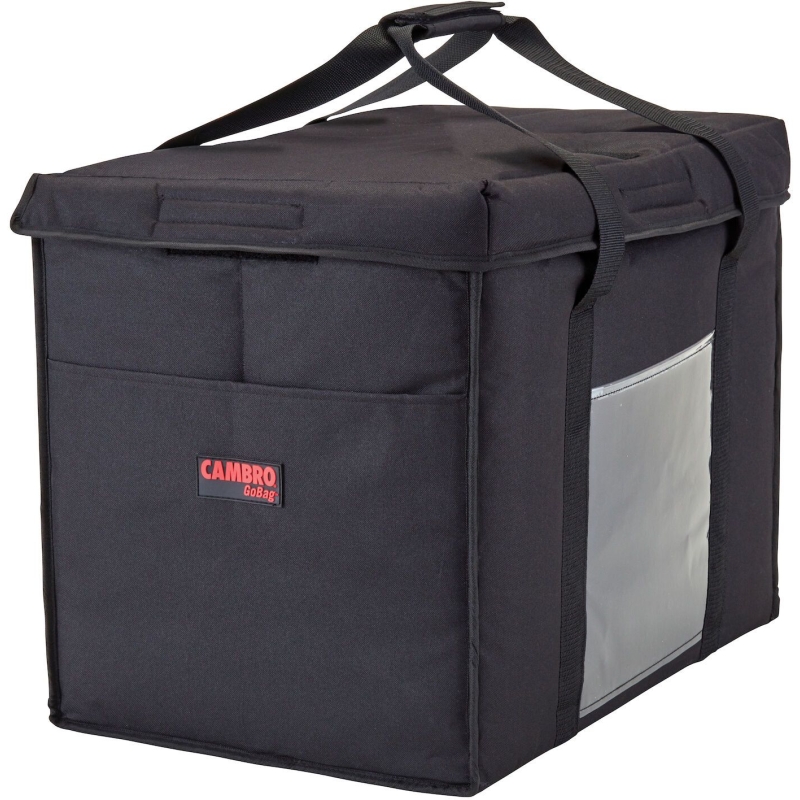 Insulated carrier bag, foldable, universal., Cambro, capacity: approx. 78 L, 78L, Black, 535x355x(H)430mm