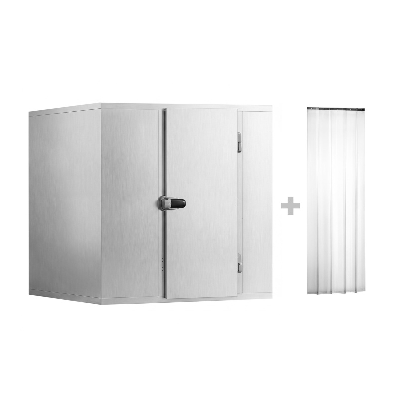 Roostevabast terasest sügavkülmkamber Premium – 1800 × 1200 mm, 2,65 m³ – ilma agregaadita