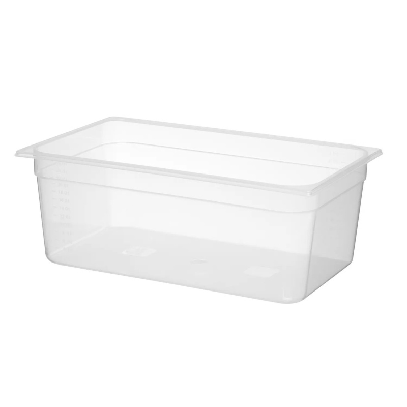 Гастроёмкость GN 1/1 Profi Line из полипропилена, HENDI, Profi Line, GN 1/1, 21л, прозрачный, 530x325x(H)150мм