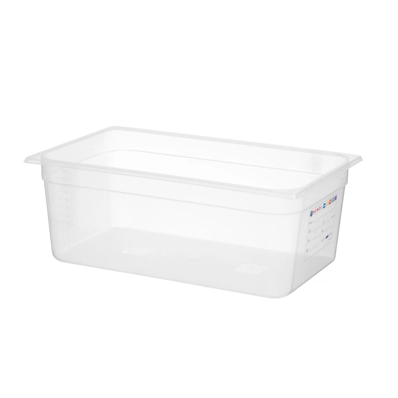 Гастроёмкость GN 1/1 HACCP, HENDI, GN 1/1, 21л, прозрачный, 530x325x(H)150мм