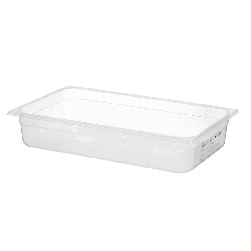 Гастроёмкость GN 1/1 HACCP, HENDI, GN 1/1, 12л, прозрачный, 530x325x(H)100мм