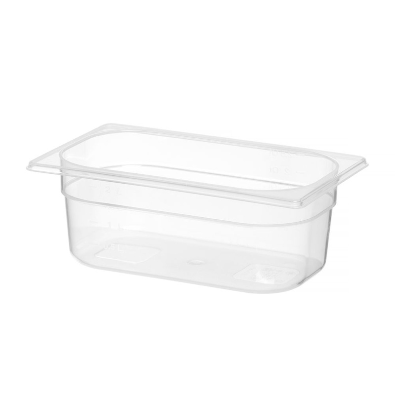 Container GN 1/4 polypropylene, HENDI, Profi Line, GN 1/4, 2,8L, Transparent, 265x162x(H)100mm