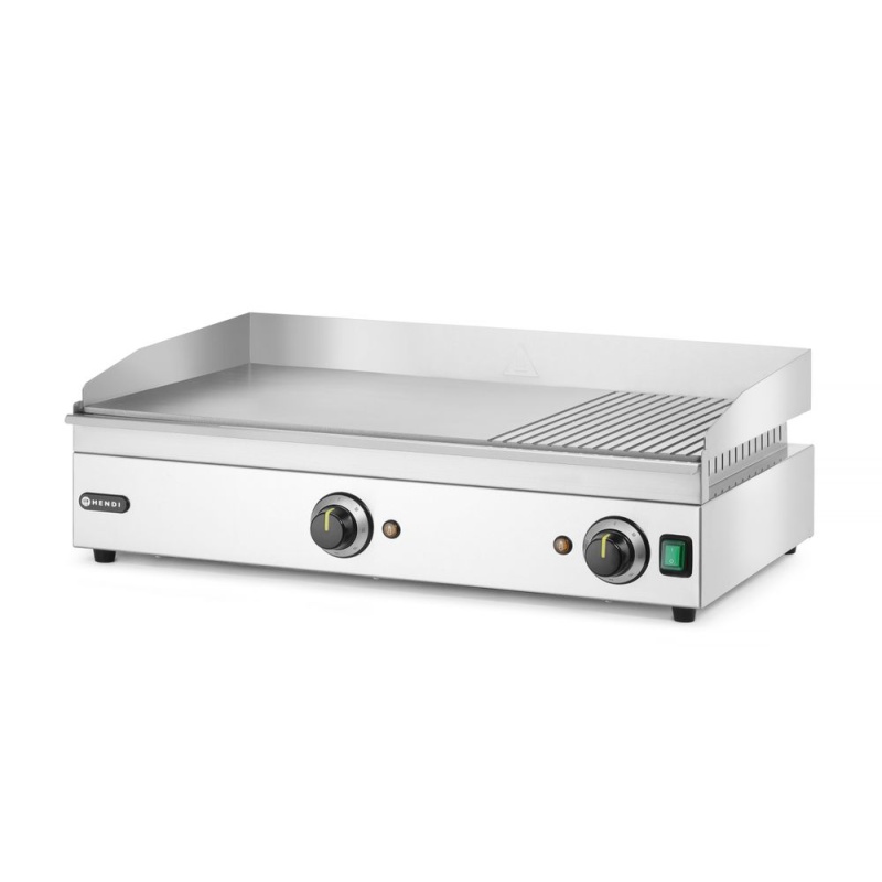 Жарочная поверхность-гриль 1/3 ребристая, HENDI, Kitchen Line, 220-240В/3500Вт, 697x474x(H)241мм