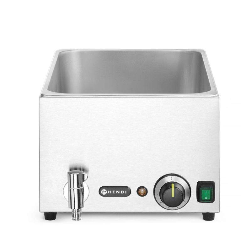 Ranger Bain-marie с сливным краном, HENDI, GN 1/1, 230В/1000Вт, 576x334x(H)241мм