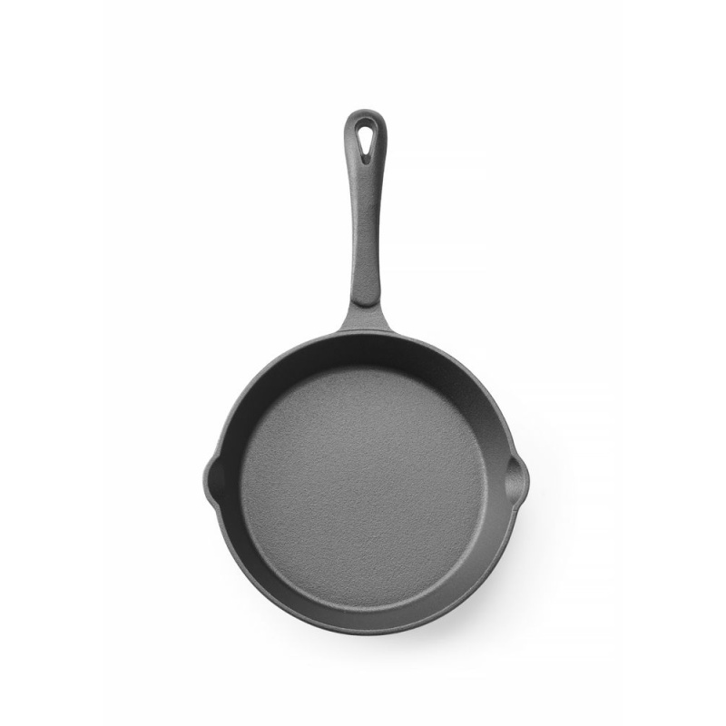 Cast iron skillet, HENDI, Black, ⌀200x(H)40mm