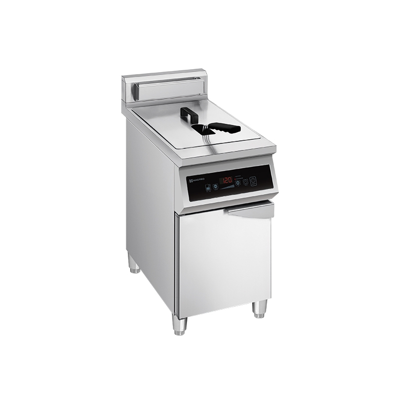 Deep Fryer - 2 x 8L - 2 Baskets - with Drain Tap - Induction - Maxima