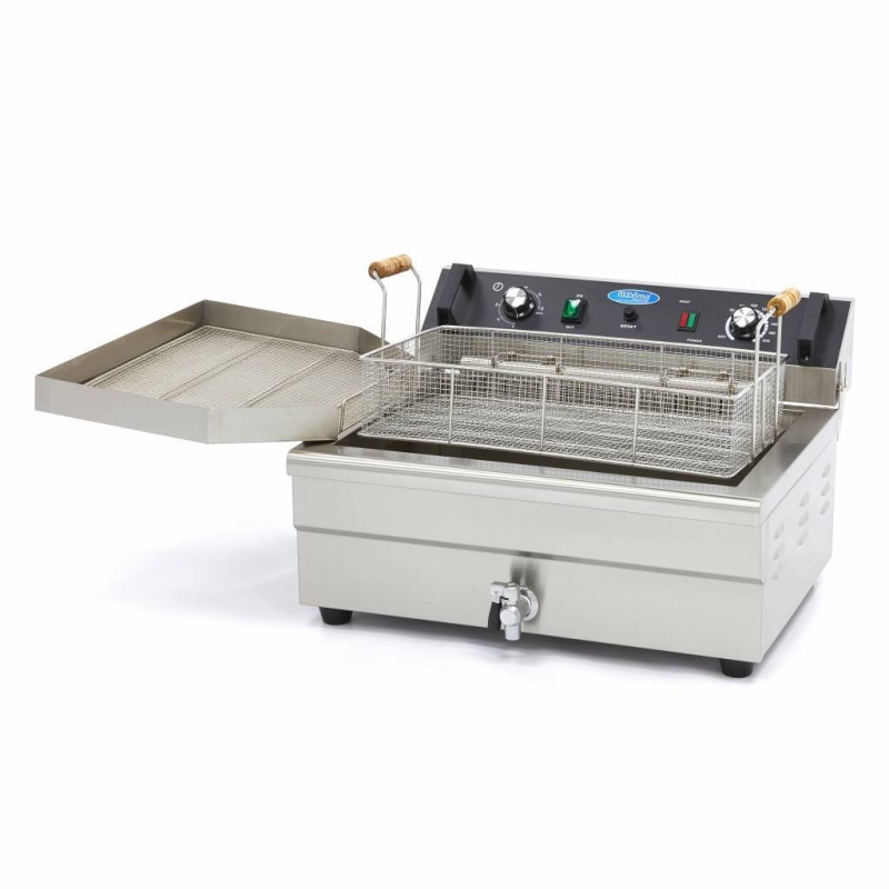 Maxima Electric Fryer With Tap 1x20l