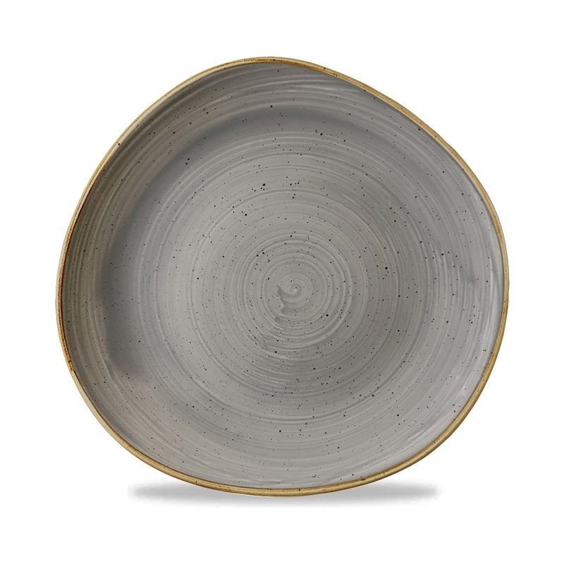 Stonecast Grey round trace plate, 286mm