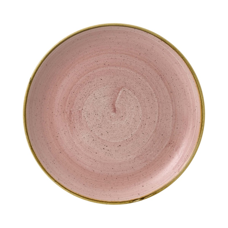 Stonecast Petal Pink coupe plate, 288mm