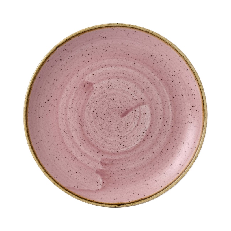Stonecast Petal Pink coupe plate, 217mm