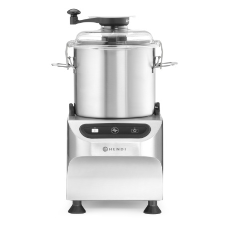 Bowl cutter, electric, HENDI, Profi Line, 8 kg, Silver, 230V/800W, 377x350x(H)586mm