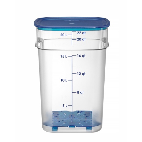 Food container CamSquares Fresh Pro , Cambro, Camsquare, 20,8L, Transparent, 289x289x(H)401mm