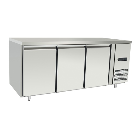 Freezer counter, 3 doors, Arktic, Profi Line, Without backsplash, 334L, 230V/600W, 700x1795x(H)839mm