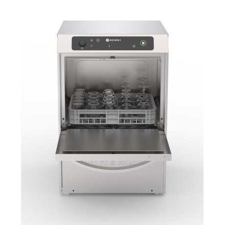 Nõudepesumasin 35×35, elektroonilise juhtimisega, HENDI, Profi Line, Hõbedane, 230V/2970W, 423x466x(H)639mm