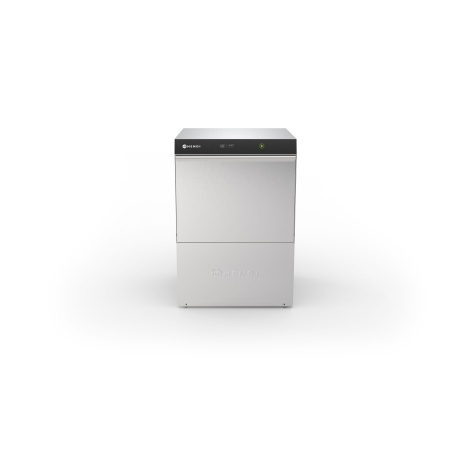 Dishwasher 50x50, electronic control, HENDI, Kitchen Line, Silver, 400V/6400W, 565x610x(H)825mm