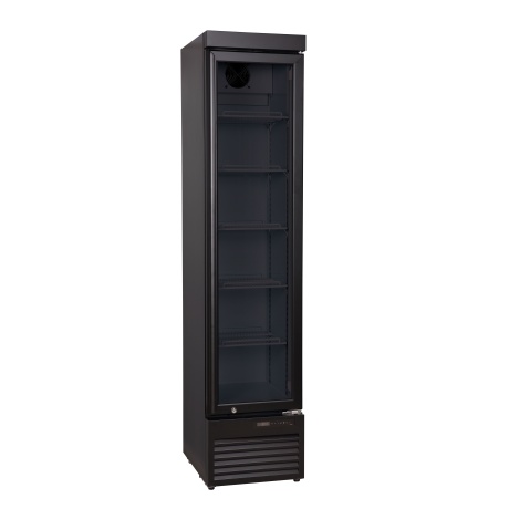 Külmvitriin SLIM, Arktic, 157L, Must, 230V/190W, 420x535x(H)1880mm