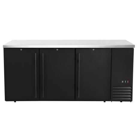 Jahutatud baarilett, läbipaistmatute ustega, Arktic, 6 riiulit, 493L, Must, 230V/185W, 1826x631x(H)865mm