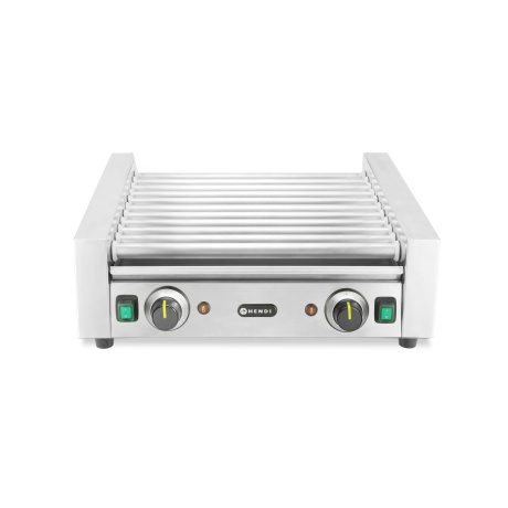 Rullgrill vorstidele, 2 tsooni, HENDI, Hõbedane, 230V/980W, 566x527x(H)192mm, Ristkülikukujuline