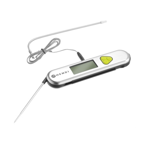 Thermometer, foldable and infrared, HENDI, Silver, 175x40x(H)22mm