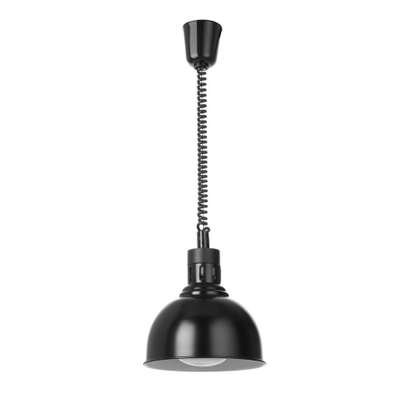 Rise and fall heat lamp, dome-shaped, HENDI, Black, 230V/250W, ⌀250x(H)207mm