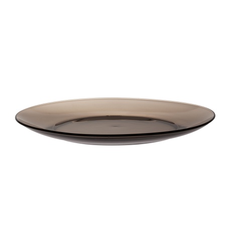 Hollow plate LYS SEPIA, Duralex, LYS SEPIA, Brown, ⌀235x(H)20mm