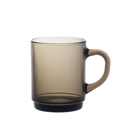 Glass with handle VERSAILLES SEPIA, Duralex, 0.26L, 6 pcs., ⌀72x(H)89mm