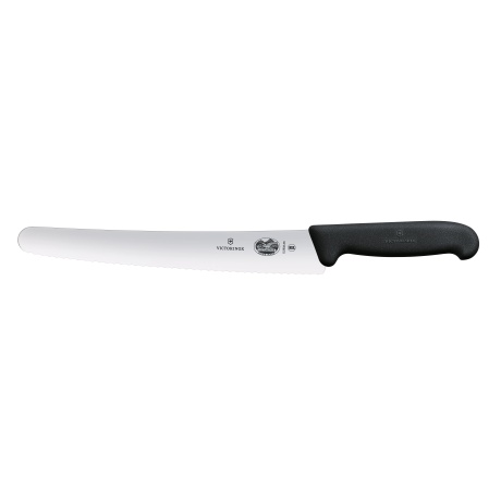 Confectionery knife, serrated blade, Victorinox, Black, (L)382mm