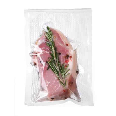 Вакуумные пакеты с тиснением, HENDI, Прозрачные, 100 шт., 250х350мм, Прямоугольные