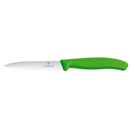 Serrated vegetable knife, Victorinox, Green, (L)212mm