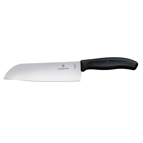 Santoku knife with the Granton edge, Victorinox, Black, (L)298mm