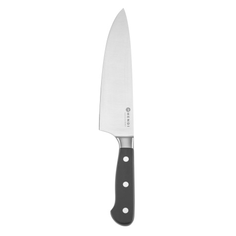 Chef's knife 200 mm, forged, HENDI, Profi Line PLUS, Black, (L)332mm